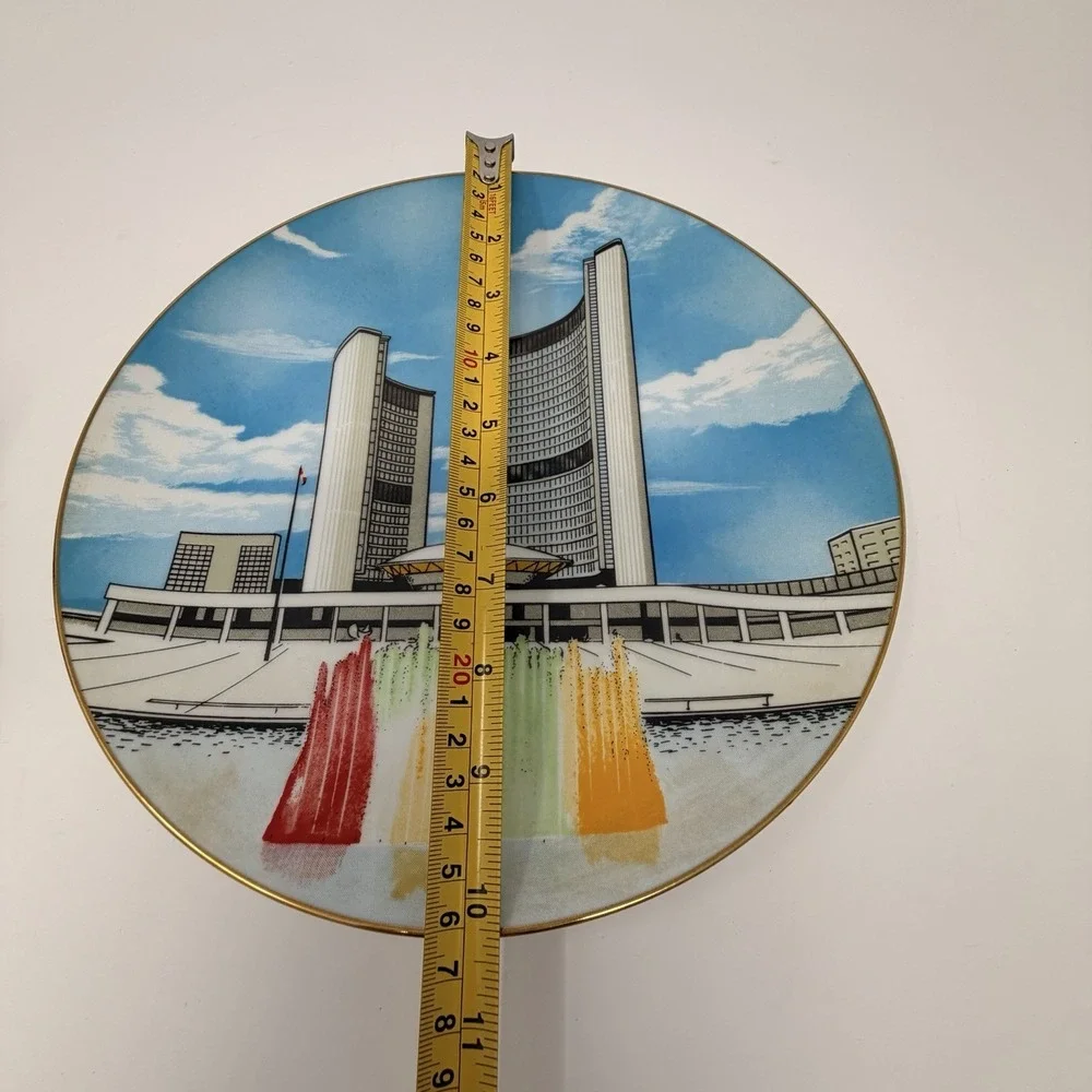 AMF Bowling BPAA Convention 1977 Toronto Civic Centre Porcelain‎ Plate 10